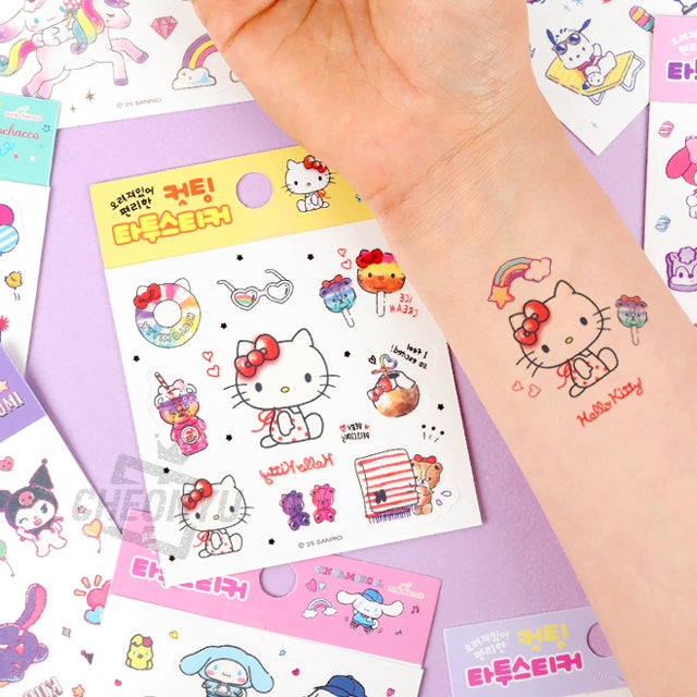 Sanrio Temporary Tattoo Stickers