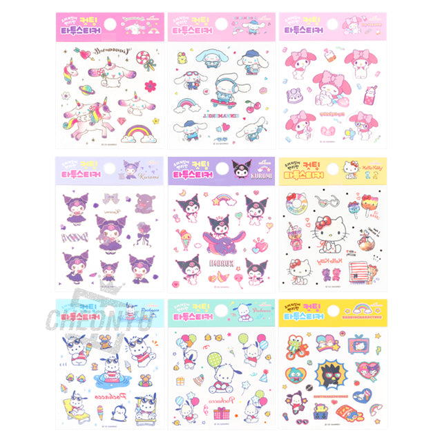 Sanrio Temporary Tattoo Stickers