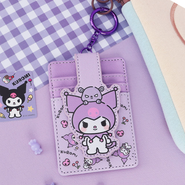 Sanrio 3-Layer Card Wallet Key Ring – Cinnamoroll