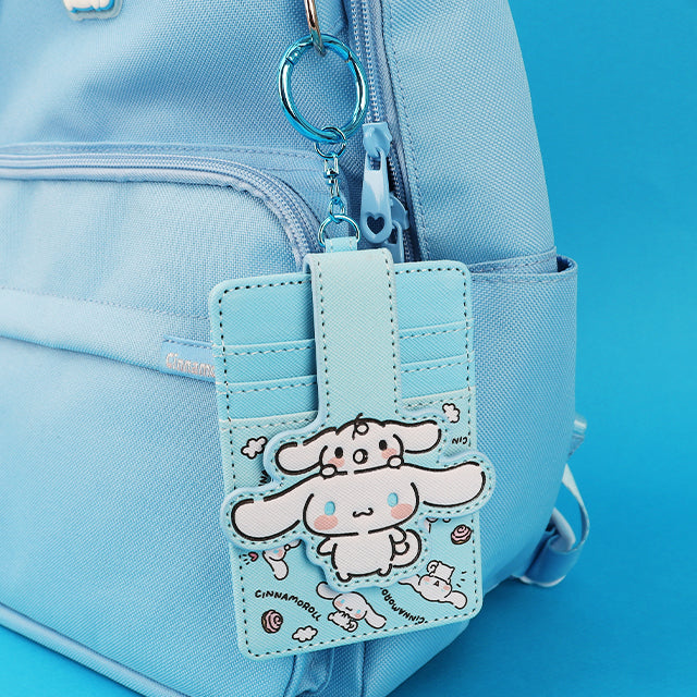 Sanrio 3-Layer Card Wallet Key Ring – Cinnamoroll