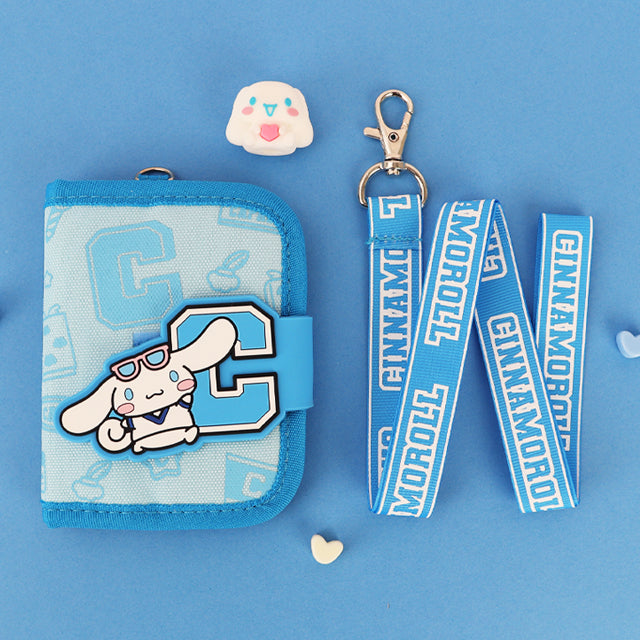 Sanrio Initials 2-Layer Necklace Wallet – Cinnamoroll