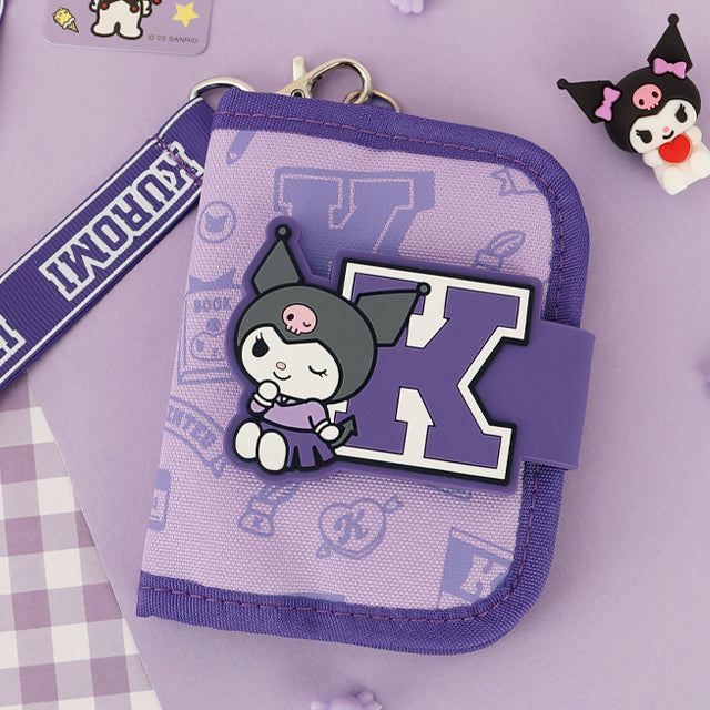 Sanrio Initials 2-Layer Necklace Wallet – Kuromi