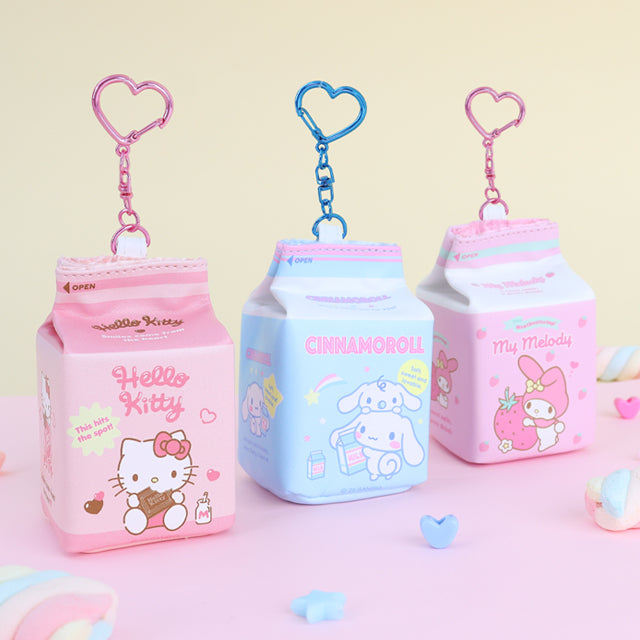 Sanrio Magnet Milk Pack Pouch Keyring – My Melody