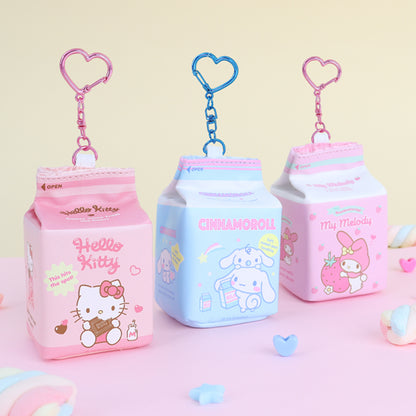 Sanrio Magnet Milk Pack Pouch Keyring – Cinnamoroll
