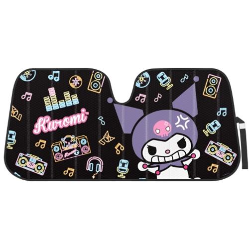 Sanrio Kuromi Auto Sun Shade Size: 57" X 27"