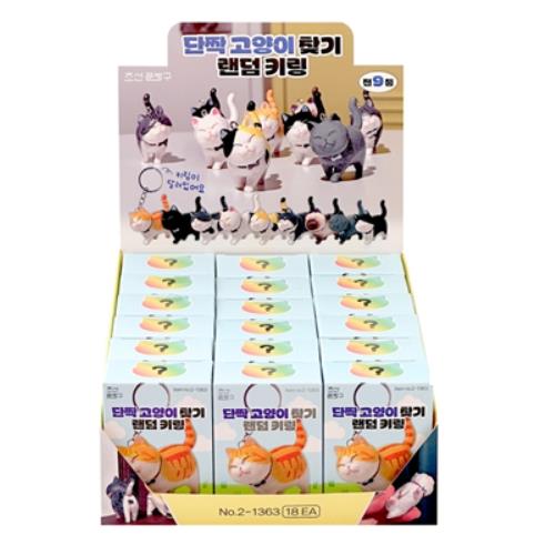 Cat Finding My Best Friend Keychain