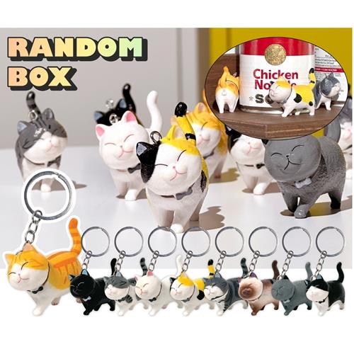 Finding My Best Friend Cat Random Keychain