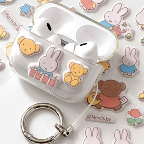 Miffy Fuzzy Cushion Sticker