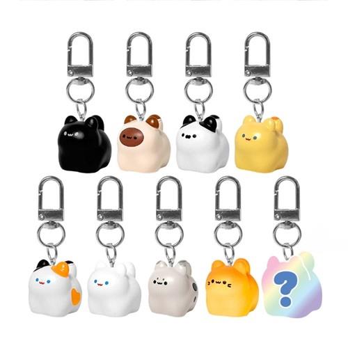 Random Cat Loaf Keychain