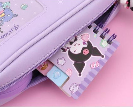 Sanrio Characters Mini Index Notebook - Kuromi
