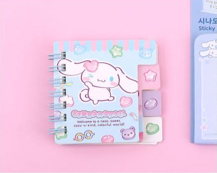 Sanrio Characters Mini Index Notebook - Cinnamoroll