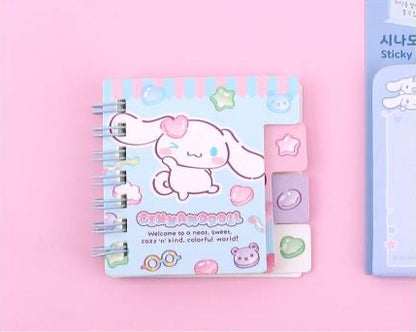 Sanrio Characters Mini Index Notebook - Cinnamoroll