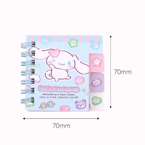 Sanrio Characters Mini Index Notebook - Cinnamoroll