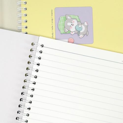 Sleeping Dog A5 Spring Notebook