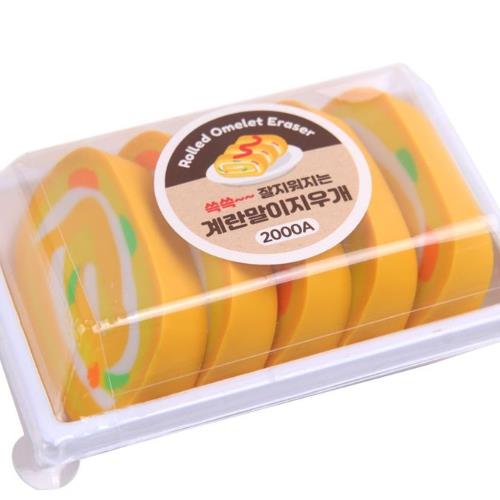 Rolled Omelet Eraser