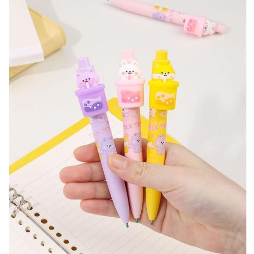 Milk Tea Gel Pen: Smooth Writing, Cute Boba Design