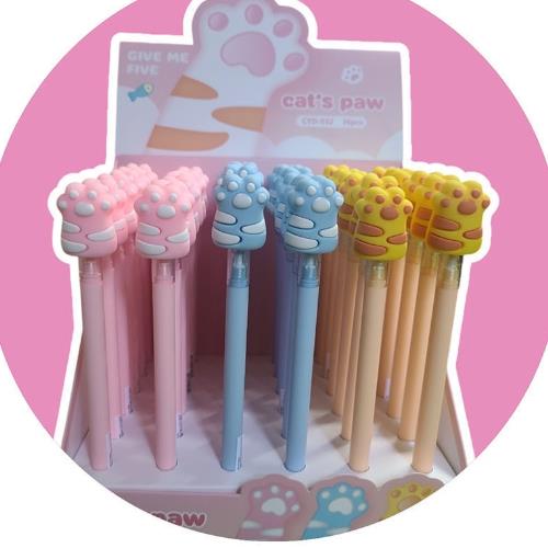 Cat Paw Pen: Long-Lasting Gel &amp; Pencil Duo