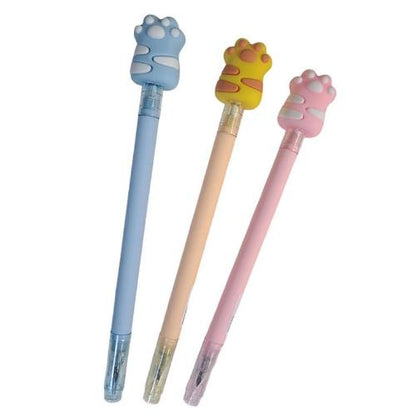 Cat Paw Pen: Long-Lasting Gel &amp; Pencil Duo