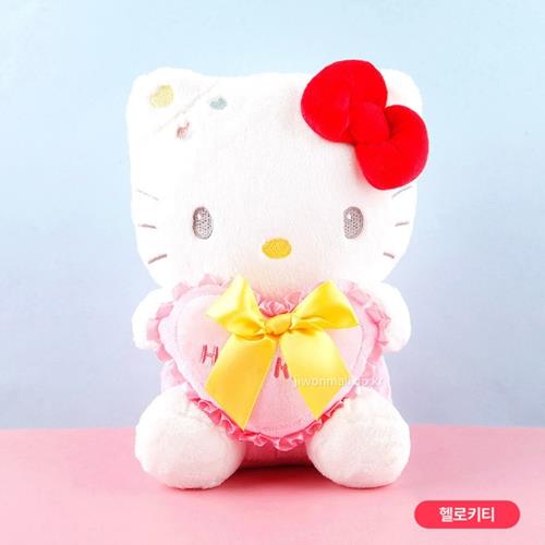 Sanrio Hello Kitty Ruffle Heart Plush 25cm