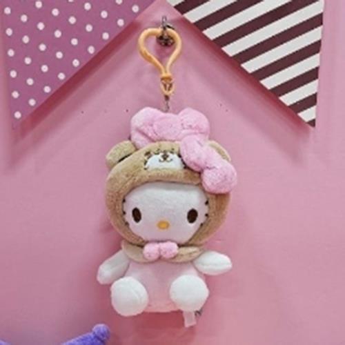 Sanrio Friends Pastel Costume Backpack Keychain Ver.2 - Hello Kitty 13Cm