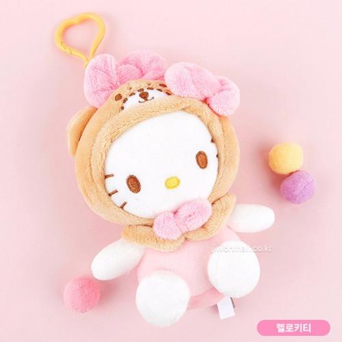 Sanrio Friends Pastel Costume Backpack Keychain Ver.2 - Hello Kitty 13Cm