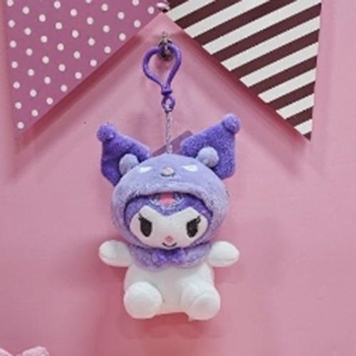 Sanrio Friends Pastel Costume Backpack Keychain Ver.2 - Kuromi 13Cm