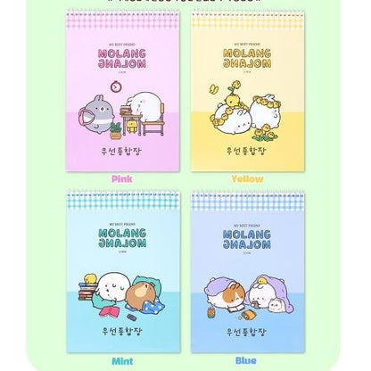 Molang Top Bounded Unruled Notepad