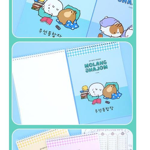 Molang Top Bounded Unruled Notepad