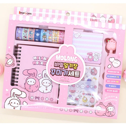 Molang Diary Decoration Set