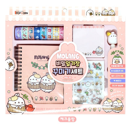 Molang Diary Decoration Set
