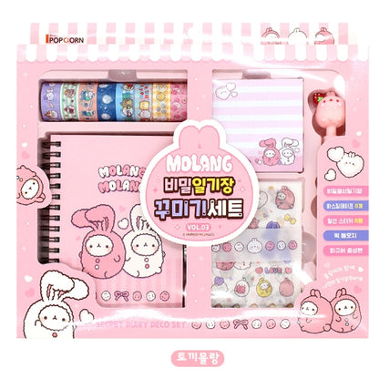 Molang Diary Decoration Set