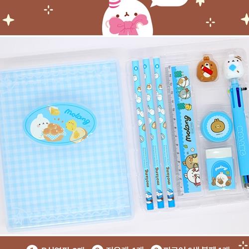 Molang Case Stationery Set