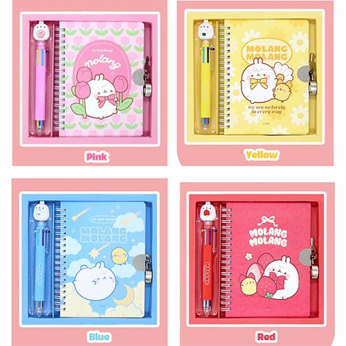 Molang Secret Note &amp; Pen Set