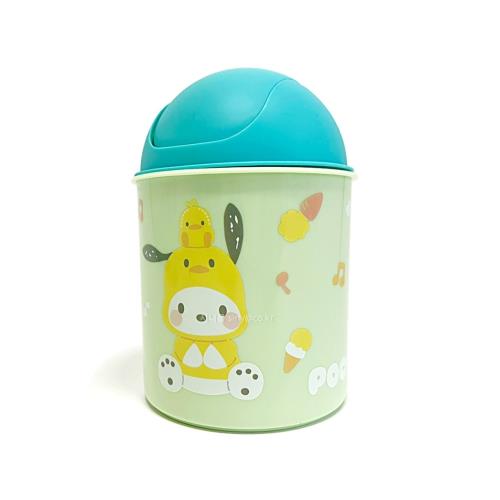 Sanrio Medium Desk Trash Can With Swing Lid - Pochacco