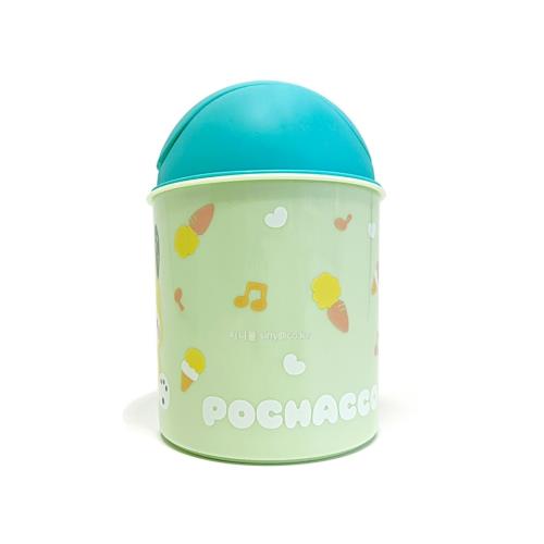 Sanrio Medium Desk Trash Can With Swing Lid - Pochacco