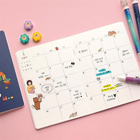 12 Months Monthly Planner