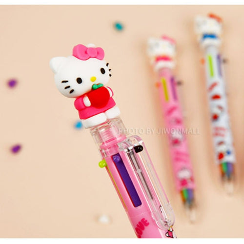 Hello Kitty Figure 6-Color Ballpoint Pen