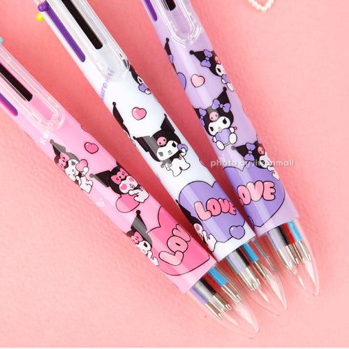 Sanrio Kuromi 6-Color Ballpoint Pen