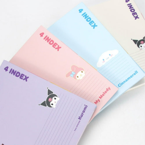 Sanrio Left Bounded 4 Index Notebook