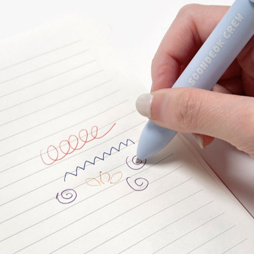 Soondeok Crew 6-Color Ballpoint Pen