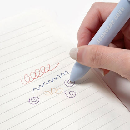 Soondeok Crew 6-Color Ballpoint Pen
