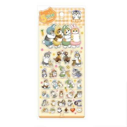 Mofusand Animal Friends 5-Size Sticker Set
