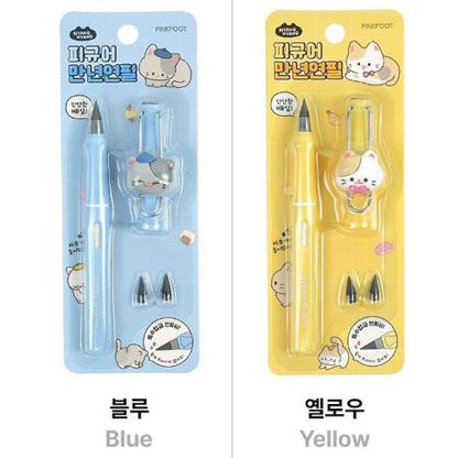 Meow Meow Cat Figure Long Lasting Pencil Set