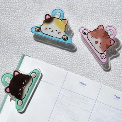 Laundry Kitty Acrylic Clip