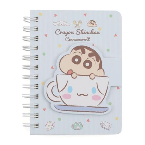 Sanrio Cinnamoroll X Crayon Shin Chan Magnet Note - Cup