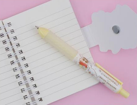 Sanrio Cinnamoroll X Crayon Shin Chan Magnet Note - Cup