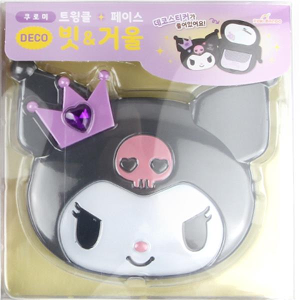 Sanrio Kuromi Twinkle Face Comb &amp; Mirror