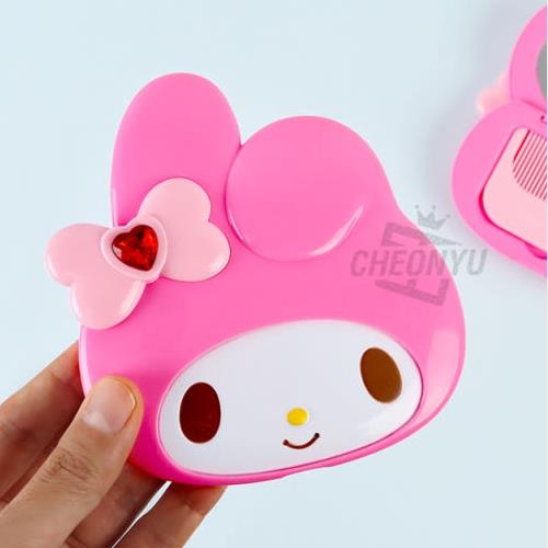 Sanrio Kuromi Twinkle Face Comb &amp; Mirror
