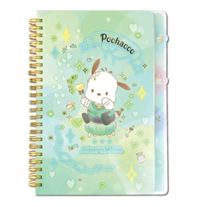 Sanrio Bling Bling Pochacco 4-Tab Index Note