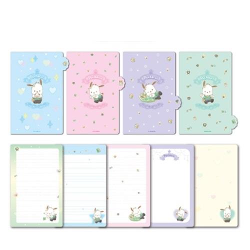 Sanrio Bling Bling Pochacco 4-Tab Index Note